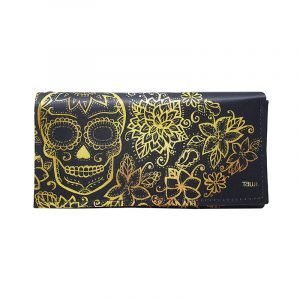 CARTERA CLÁSICA IRIS DORADO