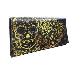 CARTERA CLÁSICA IRIS DORADO
